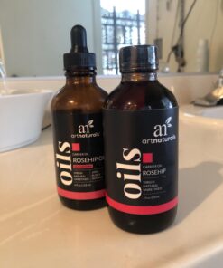 Artnaturals Rosehip Seed Oil 4 oz for Face, Hair & Skin - 100% Pure Natural, Cold Pressed & Unrefined Rose Hip Oil - Anti-Aging Moisturizer Facial Oil for Fine Lines, Scars & Wrinkles 58 71IFgXmxZQL