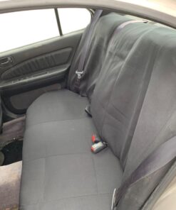 FH Group Car Seat Covers Full Set Cloth - Universal Fit Automotive Seat Covers, Low Back Front Seat Covers, Solid Back Seat Cover, Washable Car Seat Cover For SUV, Sedan And Van Black BLACK Seat Covers 69 71IG8lztDbL