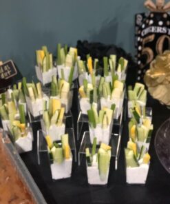 Juvale 72 Pieces Assorted Dessert Cups for Appetizers, Snacks, Plastic Shot Glasses 3oz and 5oz, Cups for Anniversary, Wedding Reception, Baby Shower, Birthday Party (Serves 36) 36 71IGJkDyGZL