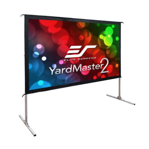 Elite Screens Yard Master 2, 135-INCH 16:9, 4K / 8K Ultra HD, Active 3D, HDR Ready Portable Foldaway Movie Home Theater Projector Screen, REAR Projection - OMS135HR2 135-inch, 16:9