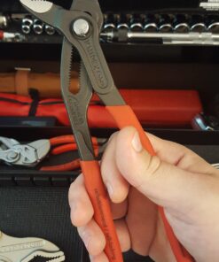 KNIPEX Tools - Cobra Water Pump Pliers (8701250), Red,10-Inch 10-Inch 47 71IGhBbp6gL