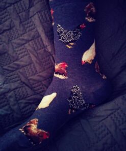 Alternative view of Socksmith Women's Hen House Crew Socks 1 Denim