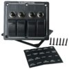 Amarine Made 4 Gang Aluminium LED Rocker & Circuit Breaker Waterproof Marine Boat Rv Switch Panel 16 71IHt6FKBnL