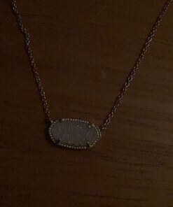 Kendra Scott Elisa Pendant Necklace for Women, Fashion Jewelry, 14k Gold-Plated GOLD - IRIDESCENT DRUSY 37 71IJNbSwvGL