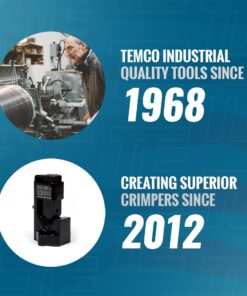 TEMCo Hammer Lug Crimper Tool - Crimps 8 AWG to 4/0 Battery & Welding Cables (Workbench-Mountable) 31 71IJidomGnL