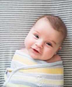 SwaddleMe Original Swaddle - Size Small/Medium, 0-3 Months, 3-Pack (Busy Bees) Easy to Use Newborn Swaddle Wrap Keeps Baby Cozy and Secure and Helps Prevent Startle Reflex Busy Bees 33 71IJx70nL