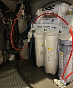 iSpring RCC7, NSF Certified, High Capacity Under Sink 5-Stage Reverse Osmosis Drinking Filtration System, 75 GPD, Brushed Nickel Faucet 55 71ILL7GqejL