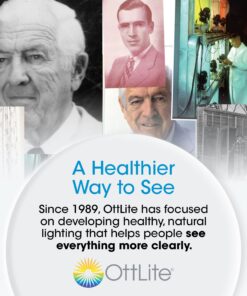 OttLite 13W Replacement Tube Light Bulb with Electronic Ballast Bulb - Compact Fluorescent Light Replacement - Bright Natural Daylight for Bedroom & Living Room - Low Heat & Glare Type E Light Bulb 19 71IM5F fl0L 1