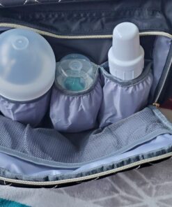 Bamomby Diaper Bag, Diaper Bag Backpack for Baby Boys Girls, Multifunction Large Rucksack Diaper Bags with Changing Pads, Waterproof Travel Back Pack Knapsack for Dad & Mom -Stylish Black 62 71IMeUe0ioL 1