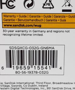 SanDisk Extreme PRO 32GB UHS-I/U3 Micro SDHC With 4K Ultra HD Ready-SDSDQXP-032G-G46A (Label May Change) 8 71INUV9JCwL