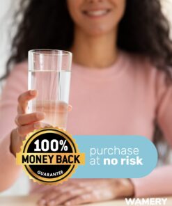 WAMERY Certified Alkaline Water Filter Replacement Fits Brita and Wamery Pitcher Cartridges 3-Pack, Increases Water pH. 3 Pack 26 71INok4f5ML