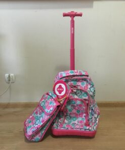 J World New York Kids' Lollipop Rolling Backpack & Lunch Bag Set, Blue Raspberry, One Size 32 71INxTevovL