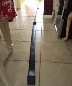 M-D Building Products 87668 18-Feet Universal Aluminum and Rubber Garage Door Bottom, Black 48 71IO1sEdGYL