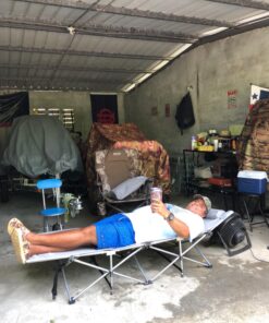 Alpcour Folding Camping Cot – Deluxe Collapsible Single Person Bed in a Bag w/Pillow for Indoor & Outdoor Use – Ultra Lightweight, Comfortable, Heavy Duty Design Holds Adults & Kids Up to 300 Lbs Grey 30 71IO4vJ3ZWL