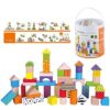 The Original Toy Company 50 Wooden Blocks Tub 4 71IOpPyjL