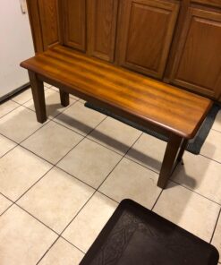 Signature Design by Ashley Berringer 17.5 Inch Rustic Traditional Dining Bench, Brown 49 71IP1ZZSJiL