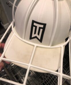 BallcapBuddy Cap Washer Hat Cleaner, Hat Washer for Baseball Caps in Washing Machine or Dishwasher- Made in USA White 55 71IPH7r21L