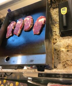 WeChef Commercial Electric Griddle 14" 1500W Countertop Griddle Flat Top Restaurant Grill Non-Stick Flat Temperature Control 122℉-572℉ 45 71IPd1l5FsL