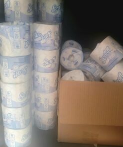 Scott® Professional Standard Roll Toilet Paper (04460), with Elevated Design, 2-Ply, White, Individually wrapped, (550 Sheets/Roll, 80 Rolls/Case, 44,000 Sheets/Case) 550 sheet (Pack of 80) 27 71IQqG6vtrL
