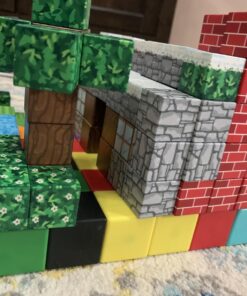 100PCS Magnetic Blocks-Build Mine Magnet World Set for Boys & Girls Age 3-5 6-8, STEM Sensory Toys for Toddlers Gifts for 3+ Years Old Girls Boys, Classroom Must Haves Construction Toys Magnetic world cubes 45 71IR51YEnIL