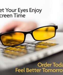 Prospek Blue Light Reading Glasses, for Women and Men, Anti Glare Clear Lens, High Optical Quality Lenses Black 0.0 Diopters 12 71IRWMb PzL