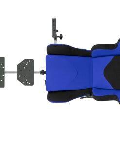 OpenWheeler GEN3 Racing Wheel Stand Cockpit Blue on Black | Fits All Logitech G923 | G29 | G920 | Thrustmaster | Fanatec Wheels | Compatible with Xbox One, PS4, PC Platforms 48 71IRimcAoAL