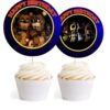 Crafting Mania LLC. 12 Five Nights at Freddy's Birthday Inspired Party Picks, Cupcake Picks, Cupcake Toppers #1 35 71IRuPDdQKL