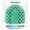 remodeez Refrigerator Deodorizer Eliminator, Nontoxic Coconut, Activated Charcoal, Natural Air Fresheners, Moisture & Odor Absorber for Fridge (Green) 6 71IRwmlDuDL