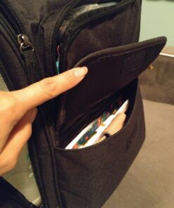 Mancro Diaper Bag Backpack, Multifunctional Dad Diaper Bag with 2 Side Insulated Pockets, Travel Water Resistant Baby Diaper Backpack for Men Women with Stroller Straps, Black 42 71IShwutBgL