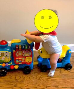 VTech Sit-to-Stand Ultimate Alphabet Train, Blue Standard Packaging 43 71IT2O ceWL