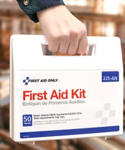 First Aid Only 225-AN 50-Person OSHA-Compliant Emergency First Aid Kit for Office, Home, and Worksites, 195 Pieces 10 71ITYG D3L