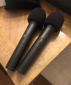 Wireless Karaoke Machine for Adults, TONOR PA System Portable Bluetooth Singing Speaker with Dual Wireless Microphones Microfono, Disco Ball for Home Karaoke, Party, Class and Church K20 Black 57 71ITb SbcWL