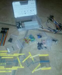 ELEGOO Electronic Fun Kit Bundle with Breadboard Cable Resistor, Capacitor, LED, Potentiometer total 235 Items for Arduino B)E2 18 71IVB0XNV5L