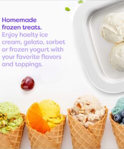 Klee 3-Piece Instant Ice Cream Maker Pan with Ice Cream Spade, Scraper and Recipes 9 71IVCYZBc2L