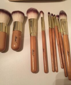 Matto Makeup Brushes 9-Piece Makeup Brush Set Foundation Brush with Travel Makeup Bag 38 71IWlUzyNHL