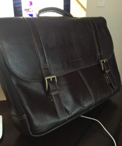 Samsonite Colombian Leather Flap-Over Messenger Bag One Size Brown 52 71IXZ6wSy L