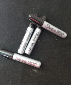 SHARPIE King Size Permanent Marker Large Chisel Tip, Great for Poster Boards, Black, 4 Count Assorted 37 71IY8hYwoNL