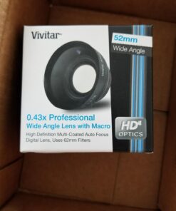 52MM 0.43x Wide Angle Conversion Lens with Macro for Nikon D3200, D3300, D5100, D5200, D5300, D5500, D7200, D90, D500, D600, D610, D700, D750, D800 39 71IYaFSSlkL