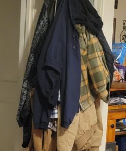 Frenchi Home Furnishing CR002 Coat Rack, 12 Hook, Black 17 71IZDSkvTVL