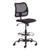Safco Products Vue Mesh Extended-Height Chair 3395BL with Ergonomic Mesh Back, Black, Cool Comfort and Adjustable Height, 250 lbs Capacity Mesh Seat Extended Height 40 71IZTht538L