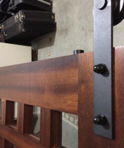 U-MAX 6.6 FT Sliding Barn Wood Door Basic Sliding Track Hardware Kit (Basic "J") 46 71IZU45UcGL