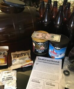Mr. Beer Complete Beer Making 2 Gallon Starter Kit, Premium Gold Edition, Brown Complete Kit 49 71IZjBAl0L
