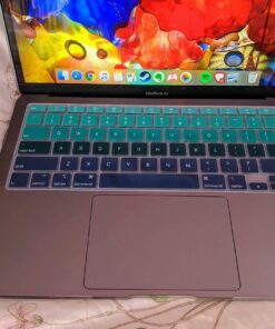 DONGKE for MacBook Air 13 Inch Case 2021 2020 2019 2018 Release Model A2337 M1 A2179 A1932, Frosted Matte Clear Hard Shell Cover for MacBook Air 13" with Retina Display & Touch ID - Garden Floral 32 71Ia44hm1L