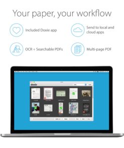 Doxie Go SE - The Intuitive Portable Document Scanner with Rechargeable Battery and Easy Software for Home, Office, or Work from Home Battery Sheetfed 31 71IaCxu42DL