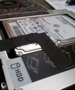 ZXUY Hard Drive SATA 2nd HDD Caddy Tray for Unibody 9.5mm Laptop CD/DVD-ROM Drive Slot (Replacement Only for SSD and HDD) 56 71Ialm6m1WL