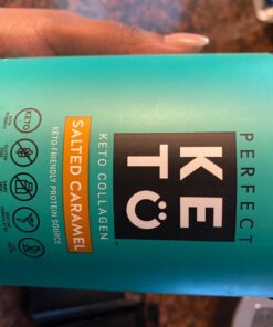 Perfect Keto Collagen Peptides Protein Powder with MCT Oil - Grassfed, GF, Multi Supplement, Best for Ketogenic Diets, Use as Keto Creamer, in Coffee and Shakes for Women & Men - Salted Caramel 42 71IaoKzS4xL 3