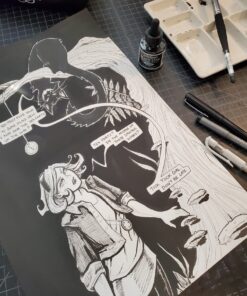 Dr. Ph. Martin's Star India Ink Bottle, 1.0 oz, Matte Black 25 71Ibc5dkrmL