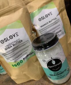 Oslove Organics Mango Butter 1 LB Pure, Natural, Hand -packed, Fresh & Fluffy in DIY mixes | Obtained from Mango seeds | Use for DIY leave in conditioner, Salves, Body Butter, Lotions & Soaps 1 Pound (Pack of 1) 44 71Ic3dMKiOL 2