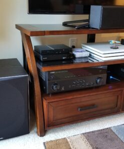 Polk Audio PSW505 12" Powered Subwoofer - Deep Bass Impact & Distortion-Free Sound, Up to 460 Watts, Easy Integration with Home Theater Systems, BLACK 54 71IcVuVkrDL 1