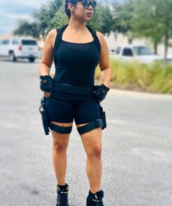 Vivoi 3 pc Drop Leg Gun Holster W/ 3 Magazine Pouches Pistol Pouch Tactical/Airsoft 16 71Id4OwrYpL